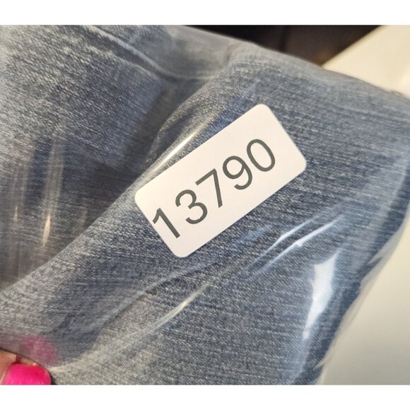 Levi's Jeans Women's 12 Straight Leg 505 Blue Mid Rise Stretch Denim Pants - Picture 12 of 12